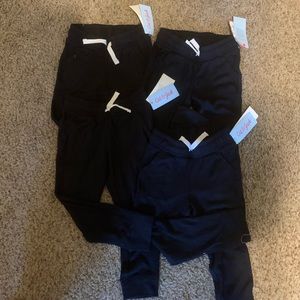 Cat & Jack Jogger Pants Lounge Black Girls 3T 4pr
